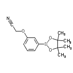 CAS#: 936250-18-9, [3-(4,4,5,5-Tetramethyl-1,3,2-dioxaborolan-2-yl)phenoxy]acetonitrile
