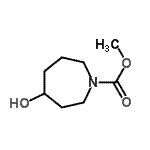 CAS#: 93673-30-4, Methyl 4-hydroxy-1-azepanecarboxylate