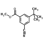 CAS#: 936801-70-6, Methyl 3-cyano-5-(2-methyl-2-propanyl)benzoate