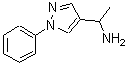 CAS#: 936940-64-6, 1-(1-Phenyl-1H-pyrazol-4-yl)ethanamine