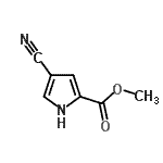 CAS 登录号：937-18-8， 甲基4-氰基-1H-吡咯-2-羧酸酯