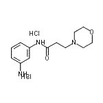 CAS 登录号：937630-96-1， N-[3-(4-吗啉基)丙酰]-1,3-苯二铵二氯化物