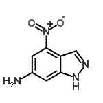 CAS#: 937661-29-5, 4-Nitro-1H-indazol-6-amine