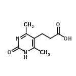 CAS 登录号：937669-19-7， 3-(4,6-二甲基-2-氧代-1,2-二氢-5-嘧啶基)丙酸