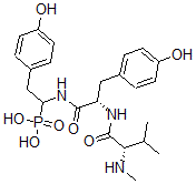 CAS 登录号：93768-49-1， N-甲基-L-缬氨酰-N-(2-(4-羟基苯基)-1-磷酰乙基)-L-酪氨酰胺