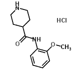 CAS 登录号：937688-17-0， N-(2-甲氧基苯基)-4-哌啶甲酰胺盐酸盐(1:1)