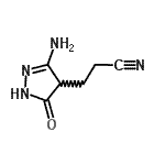 CAS#: 937690-29-4, 3-(3-Amino-5-oxo-4,5-dihydro-1H-pyrazol-4-yl)propanenitrile