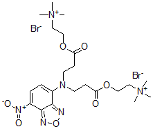 CAS 登录号:93775-36-1, 双(胆碱)-N-(4-硝基苯并-2-氧杂-1,3-二氮唑-7-基)亚氨基二丙酸酯