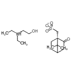 CAS#: 93777-03-8, N,N-Diethyl-2-hydroxyethanaminium [(1S)-7,7-dimethyl-2-oxobicyclo[2.2.1]hept-1-yl]methanesulfonate