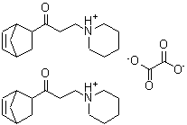 CAS#: 93778-72-4, 1-(3-bicyclo[2.2.1]hept-5-en-2-yl-3-oxopropyl)-Piperidinium ethanedioate (1:1)