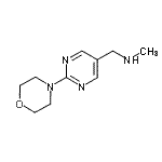 CAS#: 937796-14-0, N-Methyl-1-[2-(4-morpholinyl)-5-pyrimidinyl]methanamine