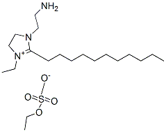 CAS 登录号:93783-46-1, 1-(2-氨基乙基)-3-乙基-4,5-二氢-2-十一烷基-1H-咪唑鎓硫酸乙酯盐