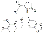 CAS#: 93804-96-7, 5,6-Dihydro-9,10-Dimethoxybenzo(g)Benzo-1,3-Dioxolo(5,6-a)Quinolizinium 5-Oxo-L-Prolinate