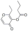 CAS#: 93805-72-2, 2-Ethyl-4-Oxo-4H-Pyran-3-Yl Butyrate