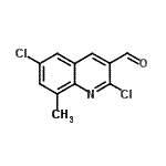 CAS#: 938138-94-4, 2,6-Dichloro-8-methyl-3-quinolinecarbaldehyde