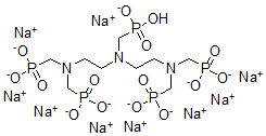 CAS#: 93841-75-9, Nonasodium Hydrogen [[(Phosphonatomethyl)Imino]Bis[Ethane-2,1-Diylnitrilobis(Methylene)]]Tetrakisphosphonate