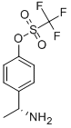 CAS 登录号：938512-19-7， 1,1,1-三氟-甲烷磺酸 4-[(1R)-1-氨基乙基]苯基酯