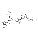 CAS#: 93882-02-1, Calcium bis(4-{2-[2-(3-ethyl-4-oxo-2-thioxo-1,3-thiazolidin-5-ylidene)butylidene]-1-pyrrolidinyl}-2-butanesulfonate)