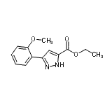 CAS#: 939053-53-9, Ethyl 3-(2-methoxyphenyl)-1H-pyrazole-5-carboxylate