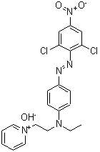 CAS 登录号：93919-20-1， 1-{2-[{4-[(2,6-二氯-4-硝基苯基)偶氮]苯基}(乙基)氨基]乙基}吡啶鎓氢氧化物