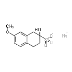 CAS#: 93923-75-2, Sodium 2-hydroxy-7-methoxy-1,2,3,4-tetrahydro-2-naphthalenesulfonate