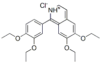 CAS 登录号：93940-25-1， 1-(3,4-二乙氧基苯基)-6,7-二乙氧基异喹啉鎓氯化物