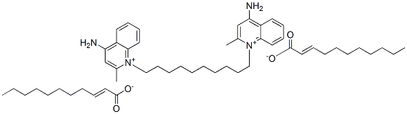 CAS#: 93940-47-7, 1,1'-(Decane-1,10-Diyl)Bis[4-Amino-2-Methylquinolinium] Diundecenoate