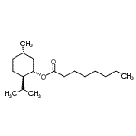 CAS 登录号：93940-59-1， (1S,2R,5S)-2-异丙基-5-甲基环己基辛酸酯