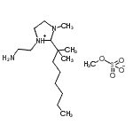 CAS 登录号：93951-65-6， 1-(2-氨基乙基)-3-甲基-2-(2-甲基-2-辛烷基)咪唑烷-1-鎓甲基硫酸盐