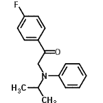 CAS#: 93957-51-8, 1-(4-Fluorophenyl)-2-[isopropyl(phenyl)amino]ethanone