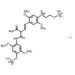 CAS#: 93962-60-8, 2-[2-[2,5-dimethoxy-4-[[2-(sulfooxy)ethyl]sulfonyl]phenyl]diazenyl]-N-[2,5-dimethoxy-4-(sulfooxy)phenyl]-3-oxo-Butanamide sodium salt (1:1)