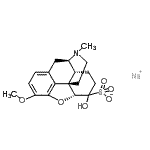 CAS 登录号：93963-26-9， 钠(5alpha)-6-羟基-3-甲氧基-17-甲基-4,5-环氧吗喃-6-磺酸酯