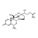 CAS#: 93963-74-7, (6alpha,20R)-11,17,20-Trihydroxy-6-methyl-3-oxopregna-1,4-dien-21-yl acetate