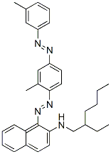 CAS#: 93964-09-1, N-(2-Ethylhexyl)-1-[[2-Methyl-4-[(3-Methylphenyl)Azo]Phenyl]Azo]Naphthalen-2-Amine