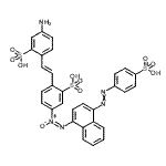 CAS#: 93964-18-2, 5-Amino-2-[(E)-2-{2-sulfo-4-[(E)-{4-[(4-sulfophenyl)diazenyl]-1-naphthyl}-NNO-azoxy]phenyl}vinyl]benzenesulfonic acid