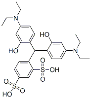 CAS 登录号：93964-54-6， 4-[双[4-(二乙基氨基)-2-羟基苯基]甲基]苯-1,3-二磺酸