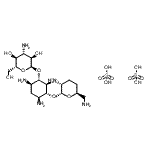 CAS 登录号：93965-12-9， (1R,2S,3S,4R,6S)-4,6-二氨基-3-[(3-氨基-3-脱氧-alpha-D-吡喃葡萄糖基)氧基]-2-羟基环己基2,6-二氨基-2,3,4,6-四脱氧-alpha-D-赤式-吡喃己糖苷硫酸盐(1:2)