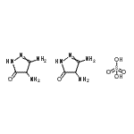 CAS#: 93982-48-0, 4,5-Diamino-2,4-dihydro-3H-pyrazol-3-one sulfate (2:1)