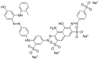 CAS#: 93982-63-9, Tetrasodium 4-Amino-5-Hydroxy-3-[[4-[[4-[[4-Hydroxy-2-[(O-Tolyl)Amino]Phenyl]Azo]Phenyl]Amino]-3-Sulphonatophenyl]Azo]-6-[(4-Sulphonatophenyl)Azo]Naphthalene-2,7-Disulphonate