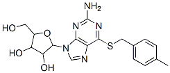 CAS#: 93996-50-0, 2-[2-Amino-6-[(4-Methylphenyl)Methylsulfanyl]Purin-9-Yl]-5-(Hydroxymet Hyl)Oxolane-3,4-Diol