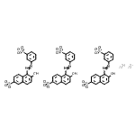 CAS#: 94021-05-3, Aluminium 6-hydroxy-5-[(3-sulfonatophenyl)diazenyl]-2-naphthalenesulfonate (2:3)