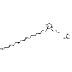CAS 登录号:94023-48-0, 2-(8,11,14-十七碳三烯-1-基)-1-(2-羟基乙基)-4,5-二氢-1H-咪唑-1-鎓乙酸盐