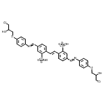 CAS#: 94042-70-3, 2,2'-[(E)-1,2-Ethenediyl]bis(5-{[4-(3-chloro-2-hydroxypropoxy)phenyl]diazenyl}benzenesulfonic acid)