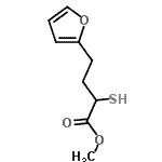 CAS 登录号：94042-80-5， 甲基4-(2-呋喃基)-2-硫基丁酸酯