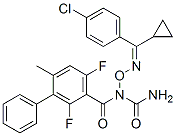 CAS 登录号：94050-52-9， N-[[[4-[[[(E)-[(4-氯苯基)环丙基甲基烯]氨基]氧基]甲基]苯基]氨基]羰基]-2,6-二氟-苯甲酰胺