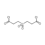 CAS#: 94088-94-5, 3,3'-Sulfonyldipropanoyl chloride