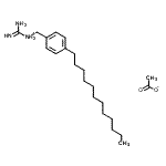 CAS#: 94094-61-8, Amino-N-(4-dodecylbenzyl)iminomethanaminium acetate