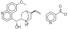 CAS#: 94107-85-4, (8alpha,9R)-9-Hydroxy-6'-methoxycinchonan-1-ium nicotinate