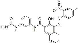 CAS#: 94108-47-1, N-[3-[(Aminocarbonyl)Amino]Phenyl]-3-Hydroxy-4-[(4-Methyl-2-Nitrophenyl)Azo]Naphthalene-2-Carboxamide