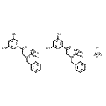 CAS#: 94109-62-3, Bis{N-benzyl-N-[2-(3,5-dihydroxyphenyl)-2-oxoethyl]-2-methyl-2-propanaminium} sulfate